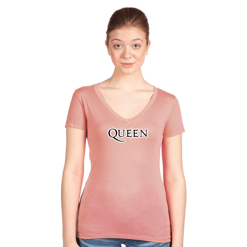 Women's  Queen Next Level Ideal V-Neck T-Shirt