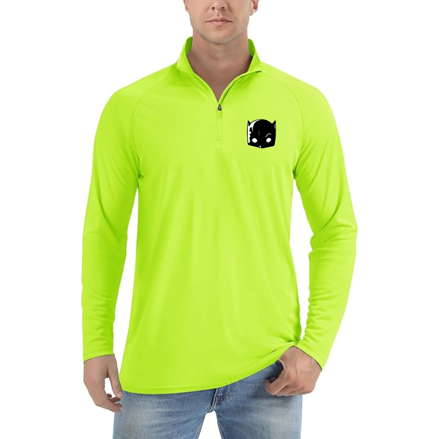 Men's Hellcat Lightweight Quarter-Zip Athletic Shirt Long Sleeve Performance Wear