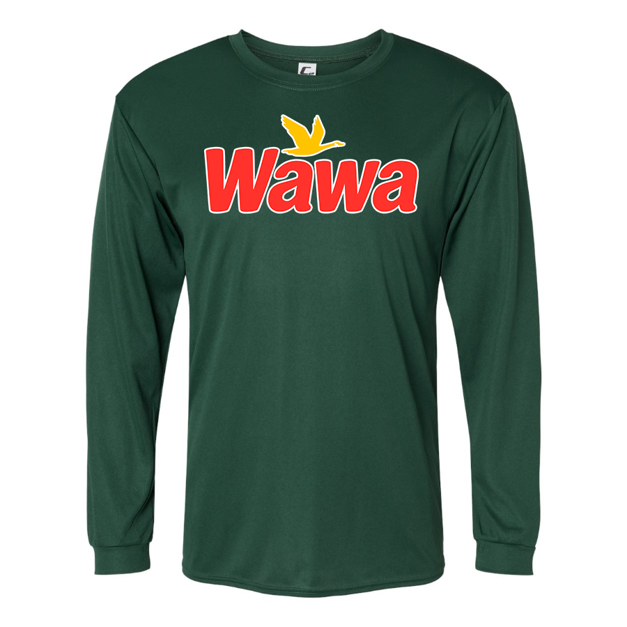 Men's Wawa Gas Station Performance Long Sleeve T-Shirt