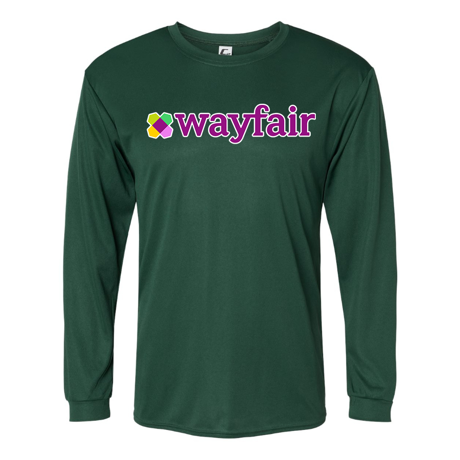 Men's Wayfair Polyester Long Sleeve T-Shirt