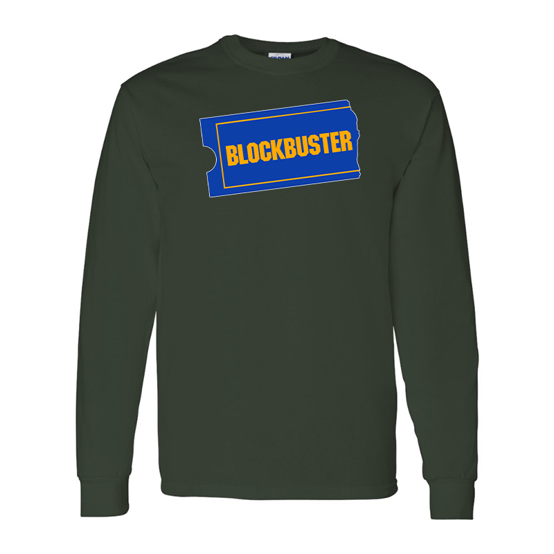 Men's Blockbuster Gildan Heavy Cotton Long Sleeve T-Shirt