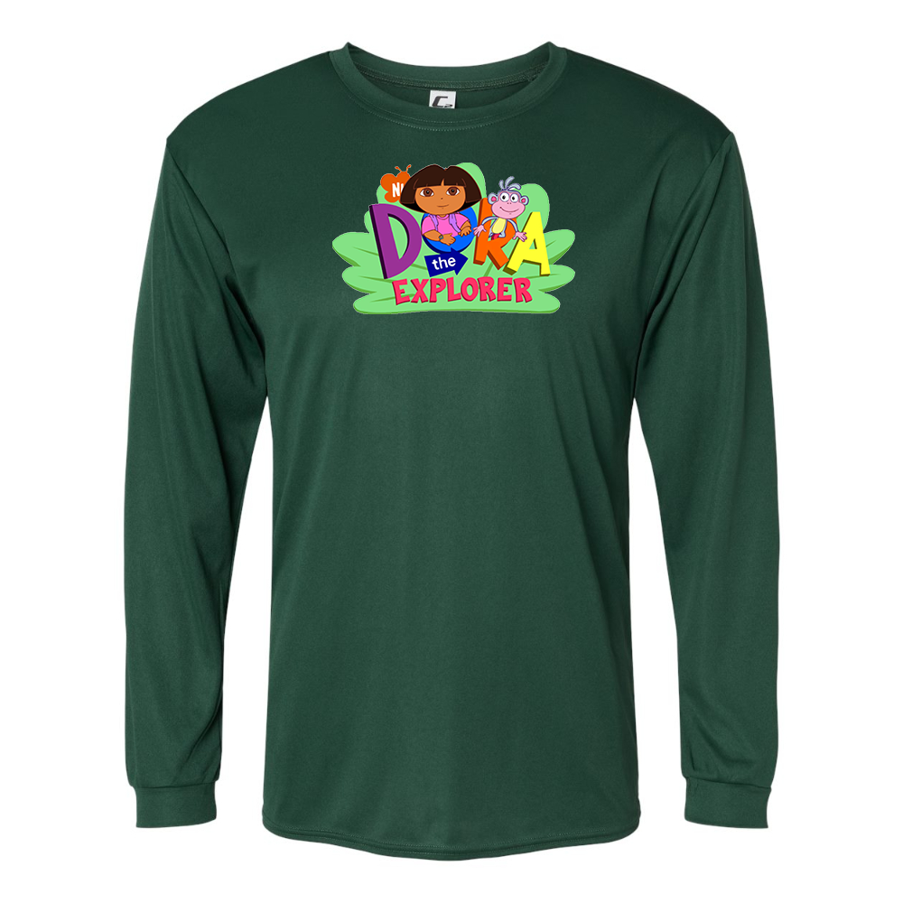 Men's Dora the Explorer Performance Long Sleeve T-Shirt