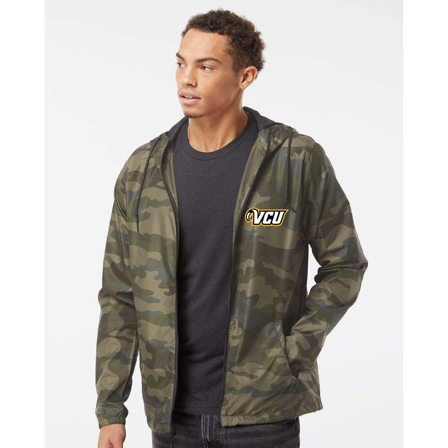 Men's Virginia Commonwealth Rams Independent Trading Co Lightweight Windbreaker Full-Zip Jacket