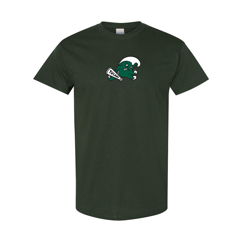 Men's Tulane Green Wave Gildan Heavy Cotton T-Shirt