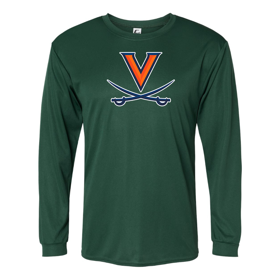 Men's Virginia Cavaliers Polyester Long Sleeve T-Shirt