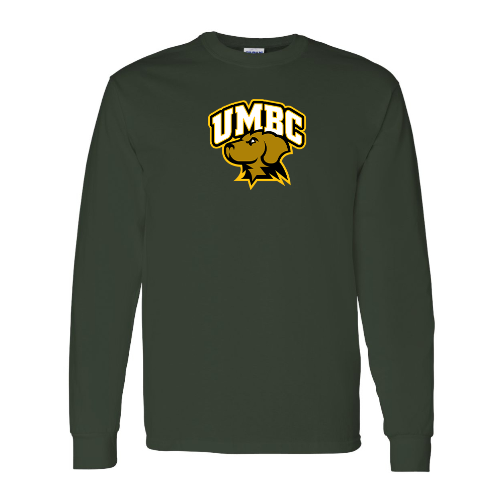 Men's UMBC Retrievers Gildan Heavy Cotton Long Sleeve T-Shirt