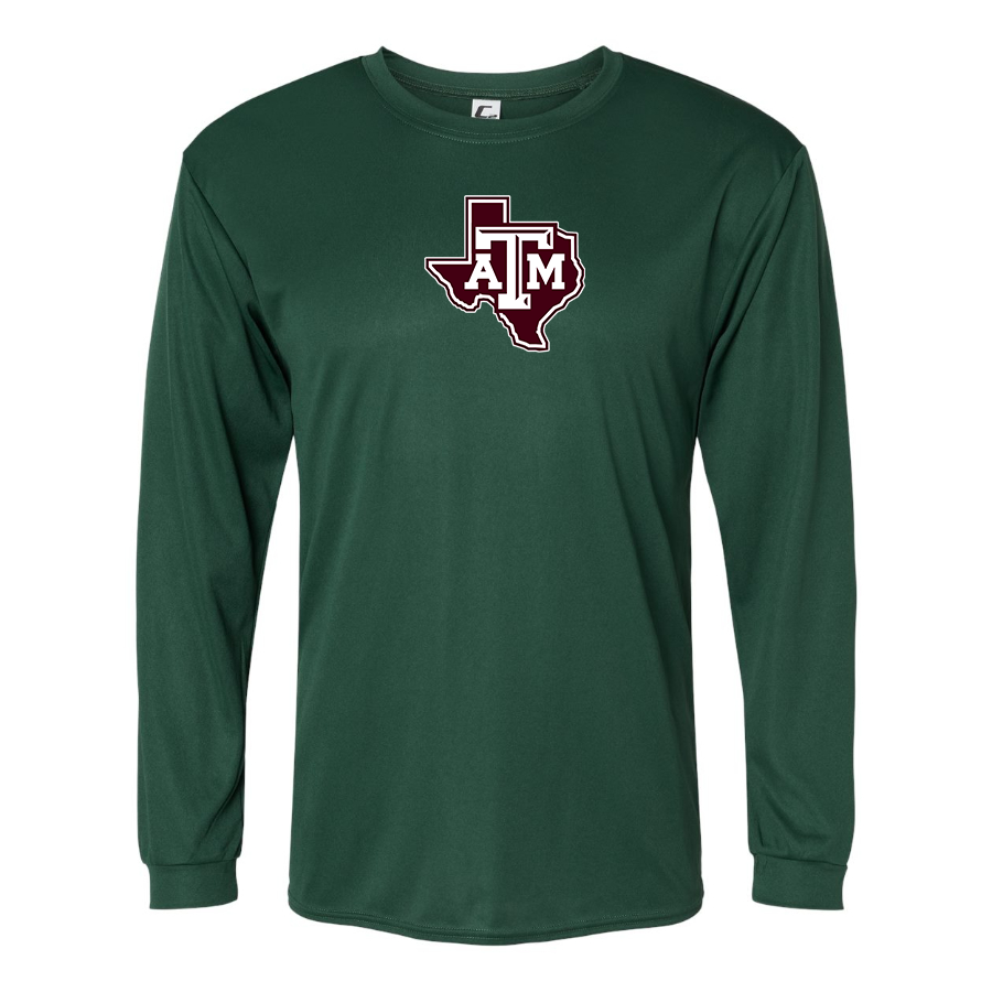 Men's Texas AM Aggies Polyester Long Sleeve T-Shirt