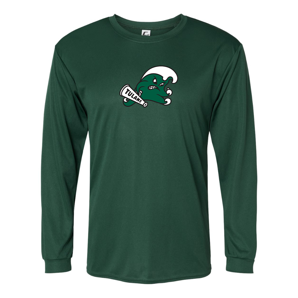 Men's Tulane Green Wave Performance Long Sleeve T-Shirt