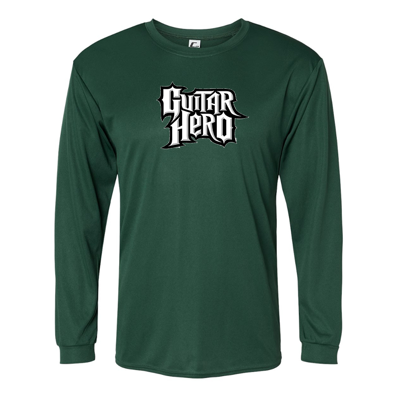 Men's  Guitar hero Performance Long Sleeve T-Shirt