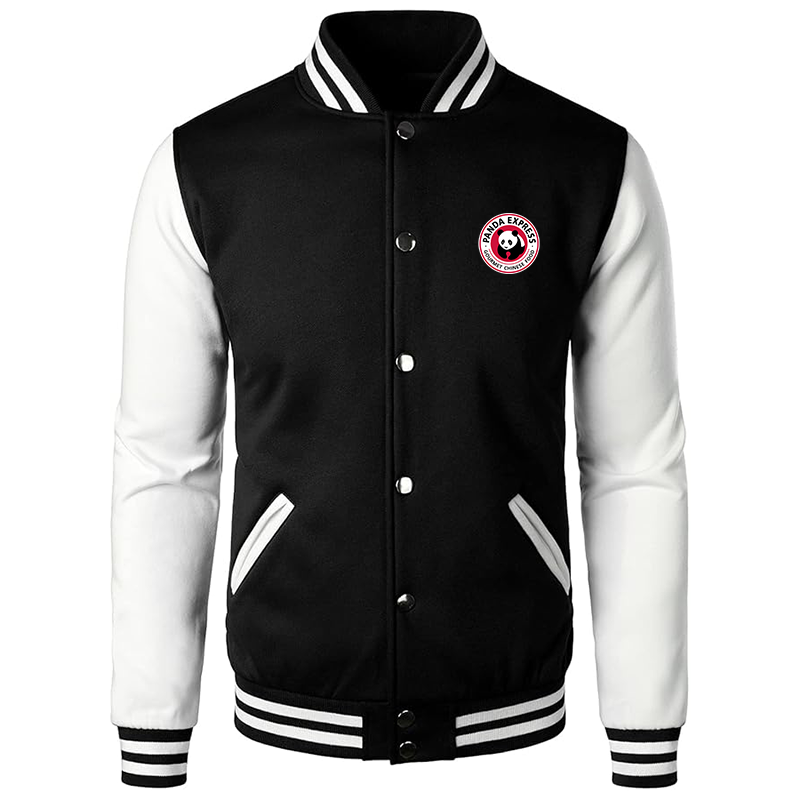 Men’s Panda Express Varsity Baseball Jacket Cotton Blend Letterman Jackets