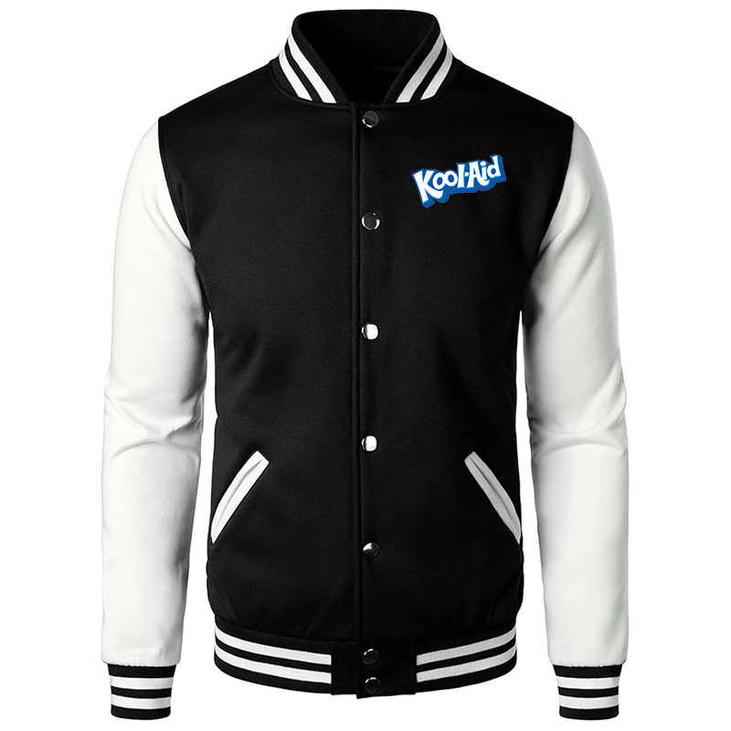 Men’s Kool-Aid Varsity Baseball Jacket Cotton Blend Letterman Jackets