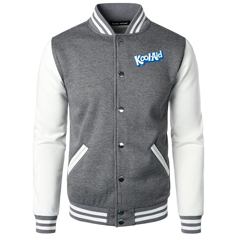 Men’s Kool-Aid Varsity Baseball Jacket Cotton Blend Letterman Jackets