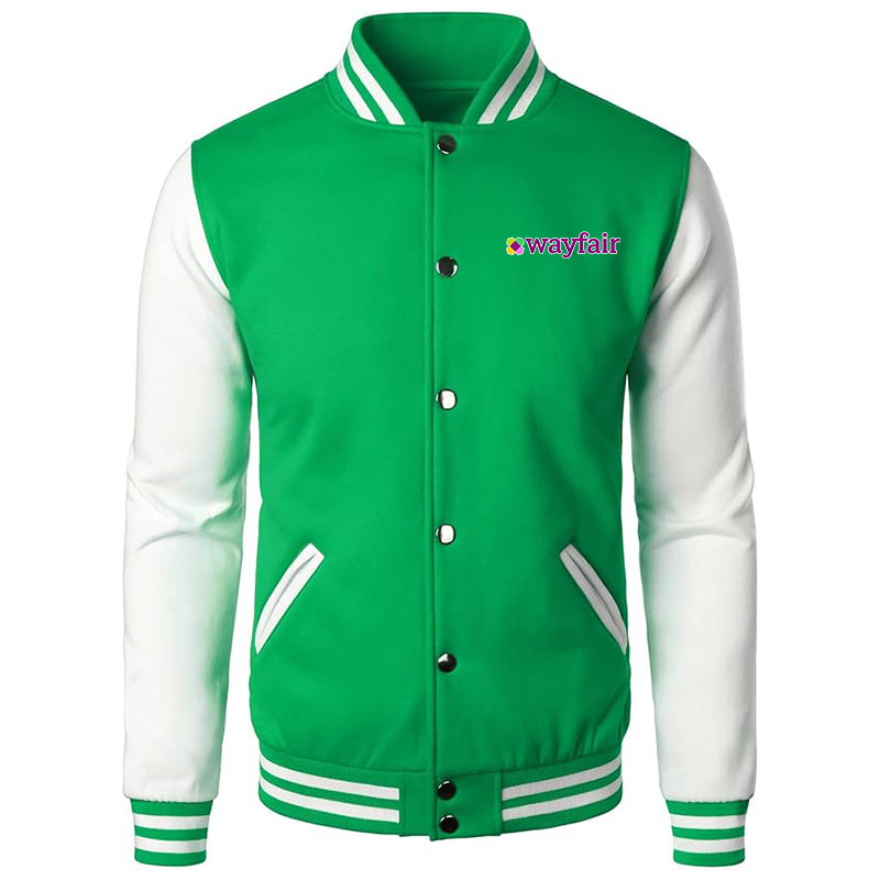 Men’s Wayfair Varsity Baseball Jacket Cotton Blend Letterman Jackets