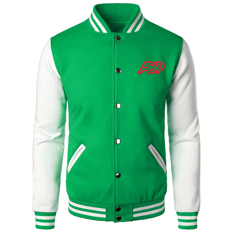 Men’s ADP Varsity Baseball Jacket Cotton Blend Letterman Jackets