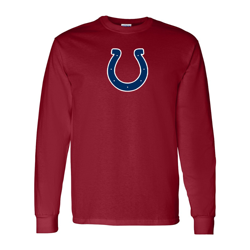 Men's Indianapolis Colts Gildan Heavy Cotton Long Sleeve T-Shirt