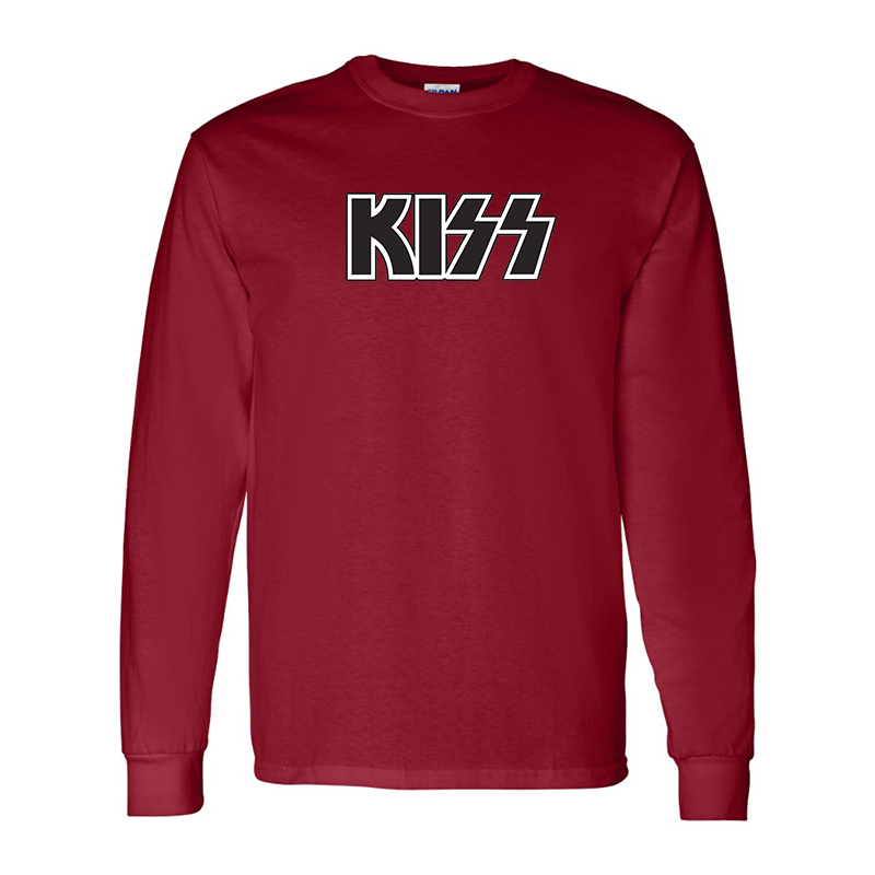 Men's Kiss Gildan Heavy Cotton Long Sleeve T-Shirt