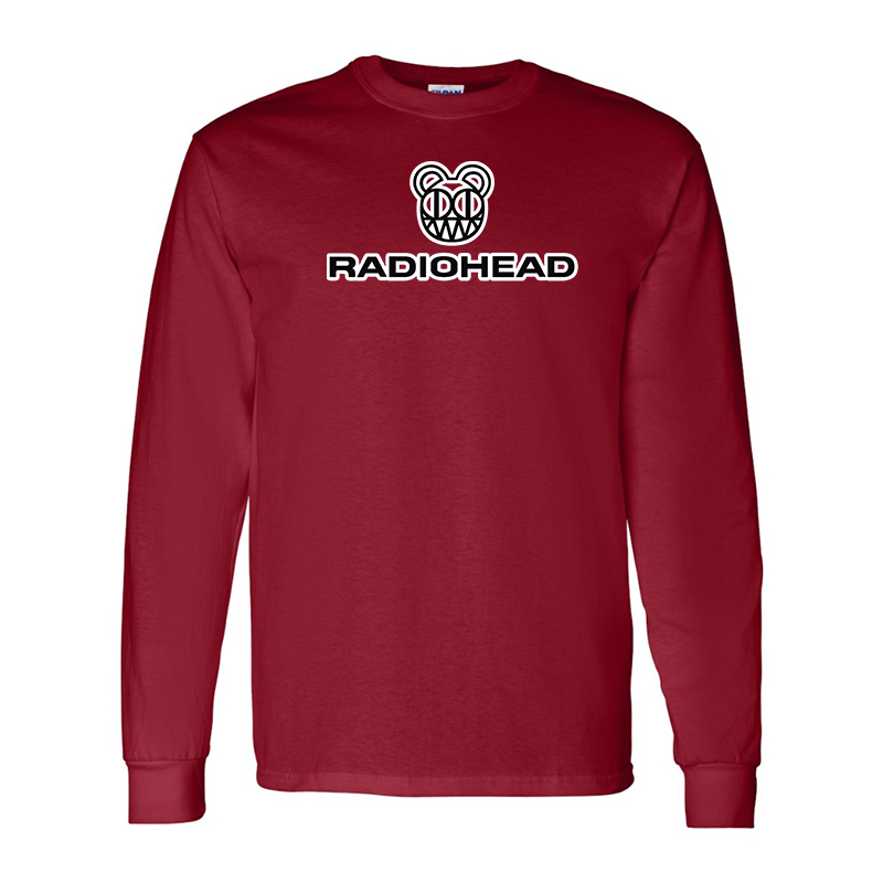 Men's Radiohead Gildan Heavy Cotton Long Sleeve T-Shirt