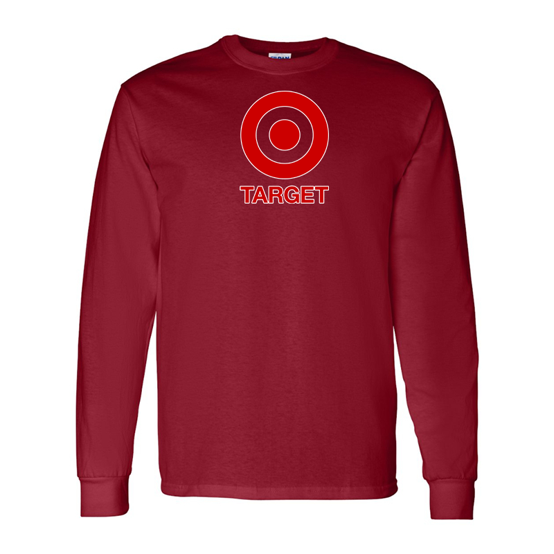 Men's Target Gildan Heavy Cotton Long Sleeve T-Shirt