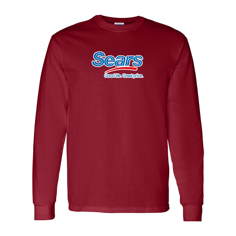 Men's Sears Gildan Heavy Cotton Long Sleeve T-Shirt