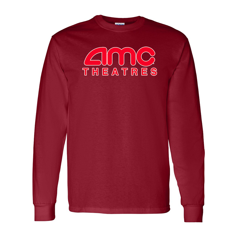 Men's Amc Theatres Gildan Heavy Cotton Long Sleeve T-Shirt