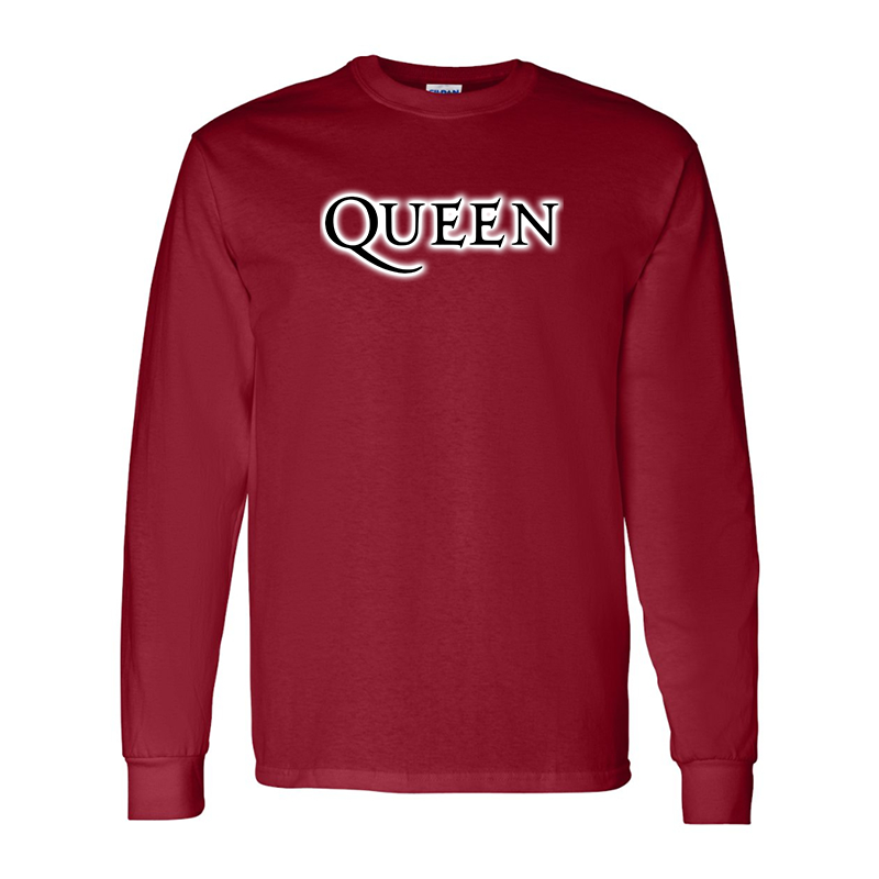 Men's Queen Gildan Heavy Cotton Long Sleeve T-Shirt