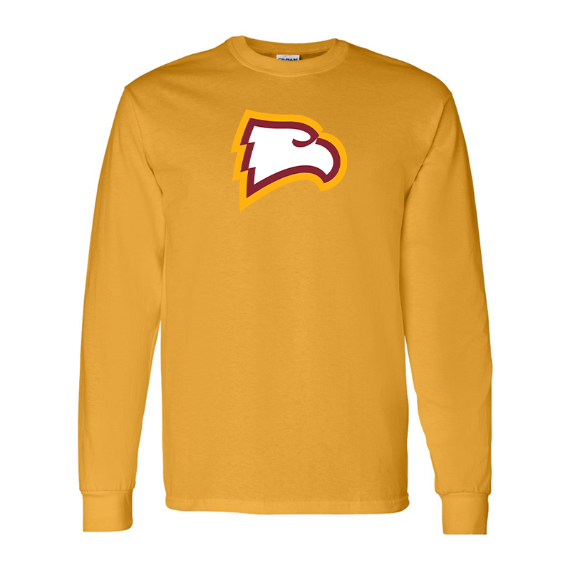 Men's Winthrop Eagles  Gildan Heavy Cotton Long Sleeve T-Shirt