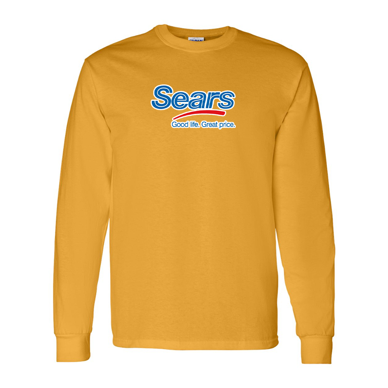 Men's Sears Gildan Heavy Cotton Long Sleeve T-Shirt