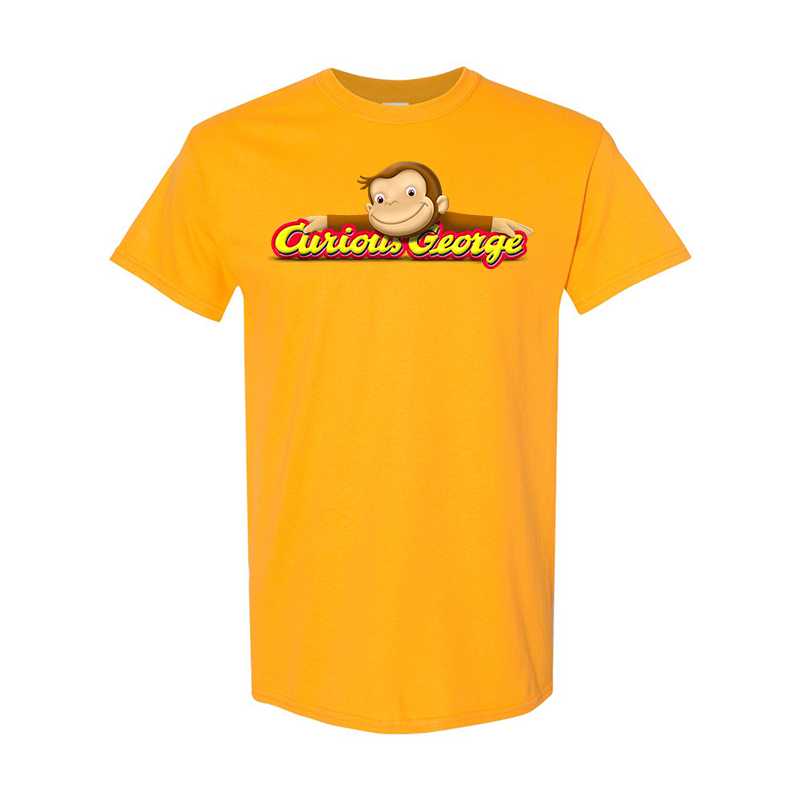 Men's Curious George Gildan Heavy Cotton T-Shirt