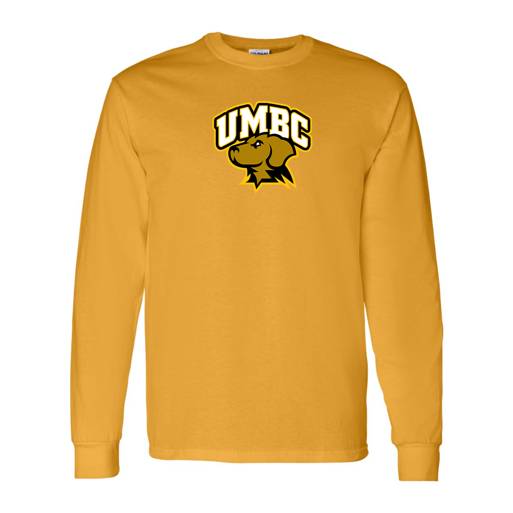 Men's UMBC Retrievers Gildan Heavy Cotton Long Sleeve T-Shirt