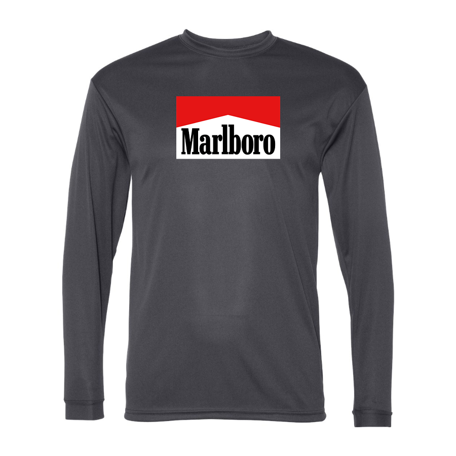 Men's Marlboro Polyester Long Sleeve T-Shirt