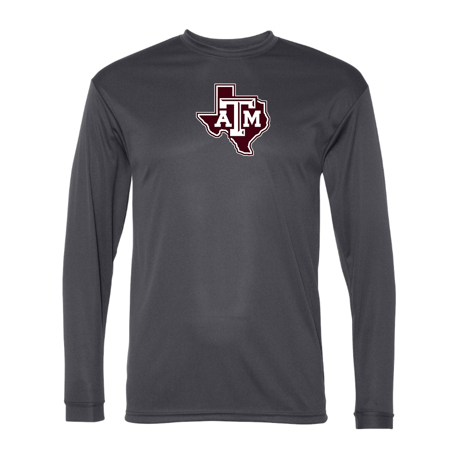 Men's Texas AM Aggies Polyester Long Sleeve T-Shirt