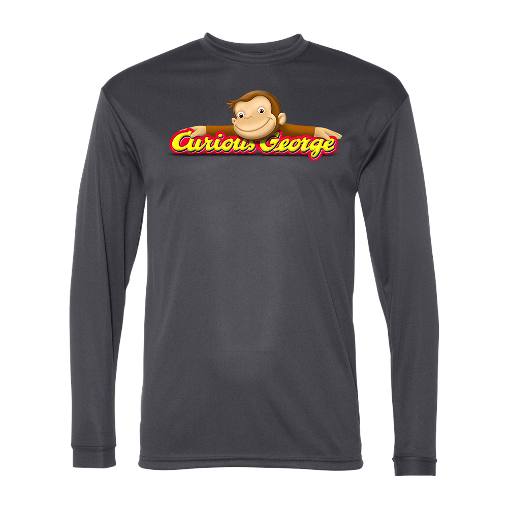 Men's Curious George Performance Long Sleeve T-Shirt