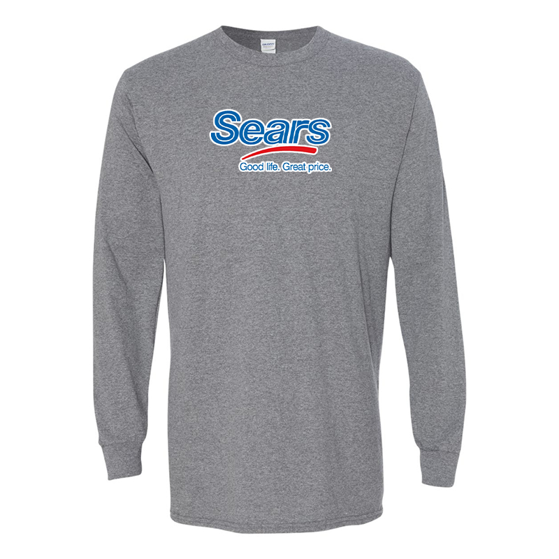 Men's Sears Gildan Heavy Cotton Long Sleeve T-Shirt