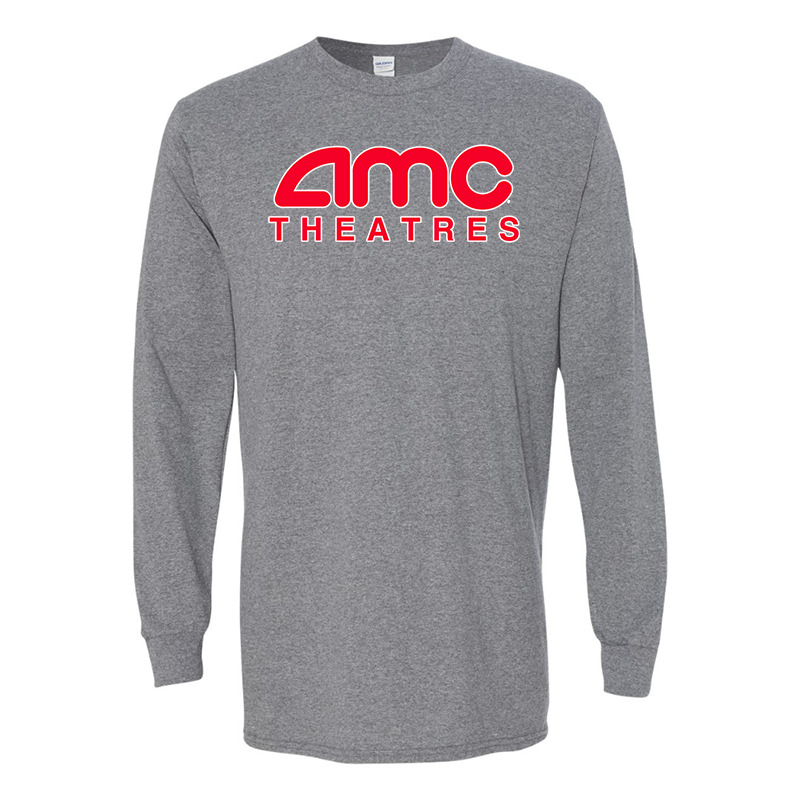 Men's Amc Theatres Gildan Heavy Cotton Long Sleeve T-Shirt