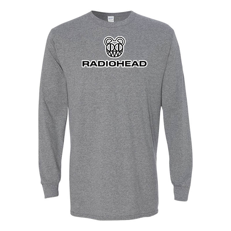 Men's Radiohead Gildan Heavy Cotton Long Sleeve T-Shirt