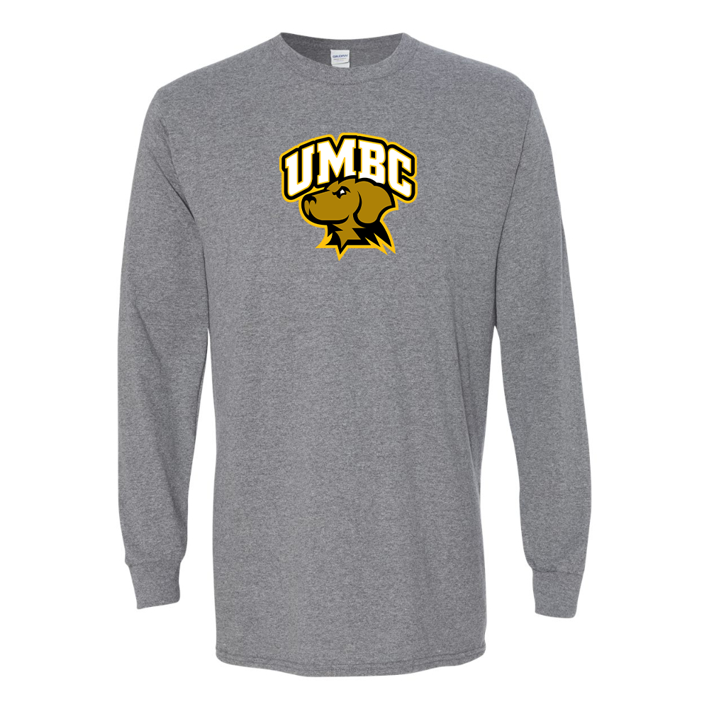 Men's UMBC Retrievers Gildan Heavy Cotton Long Sleeve T-Shirt