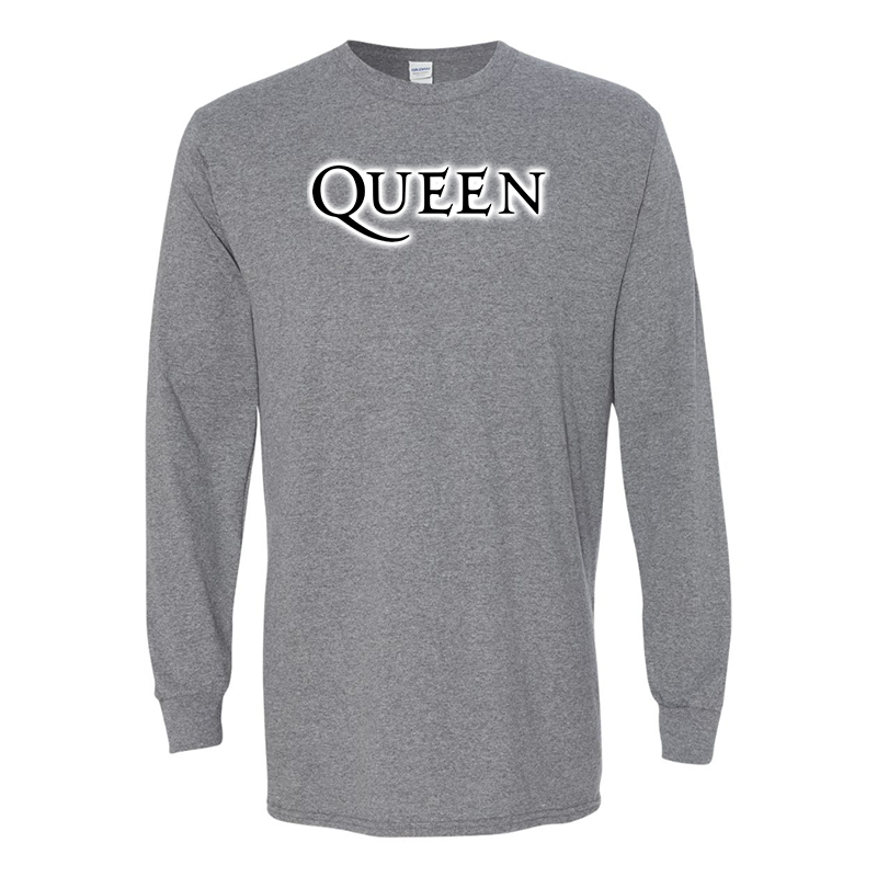 Men's Queen Gildan Heavy Cotton Long Sleeve T-Shirt