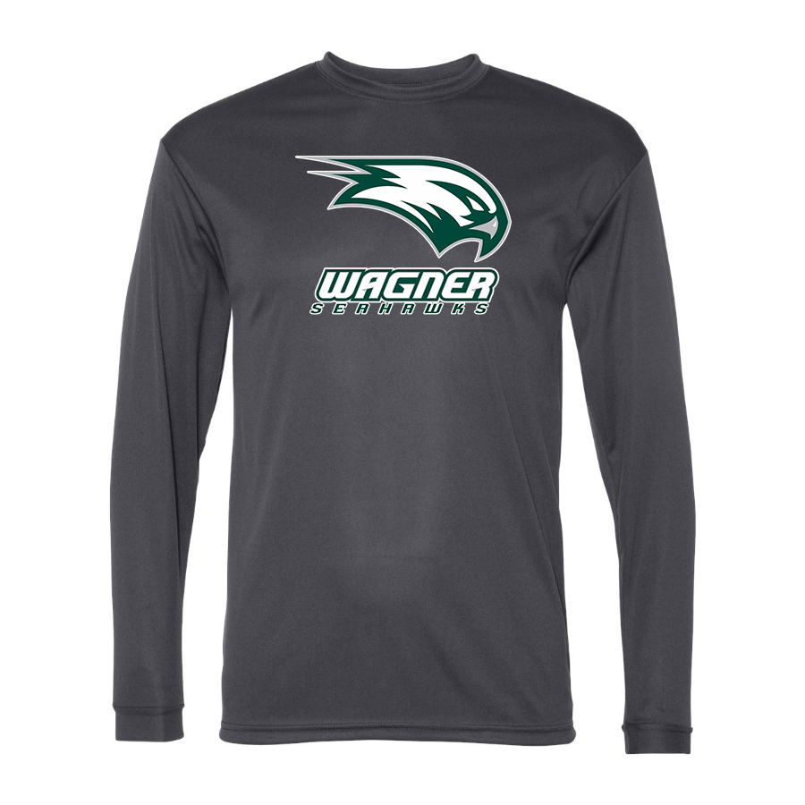 Men's Wagner Seahawks Performance Long Sleeve T-Shirt