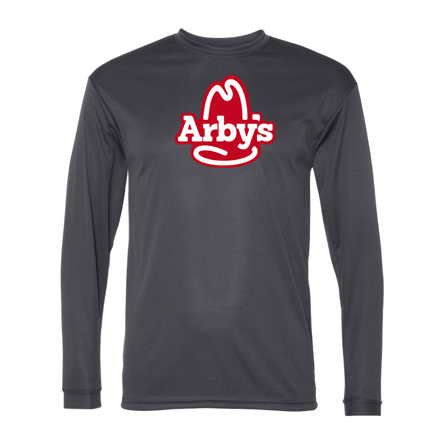 Men's Arbys Polyester Long Sleeve T-Shirt