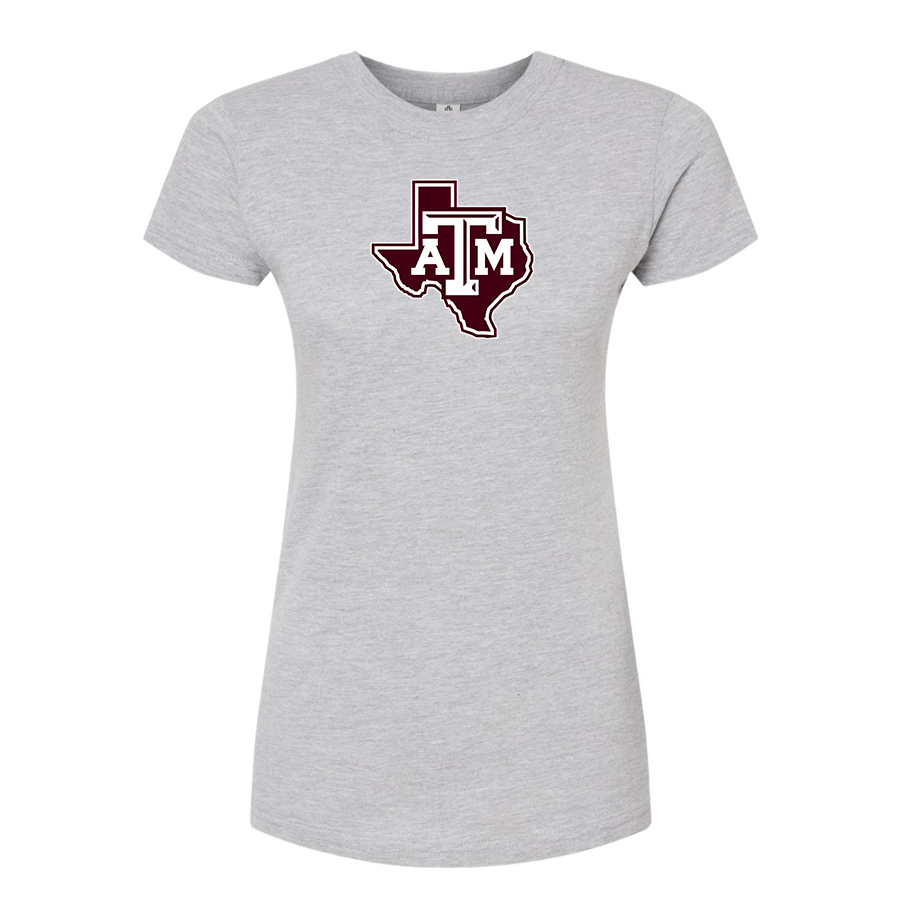 Women's Texas AM Aggies Round Neck T-Shirt