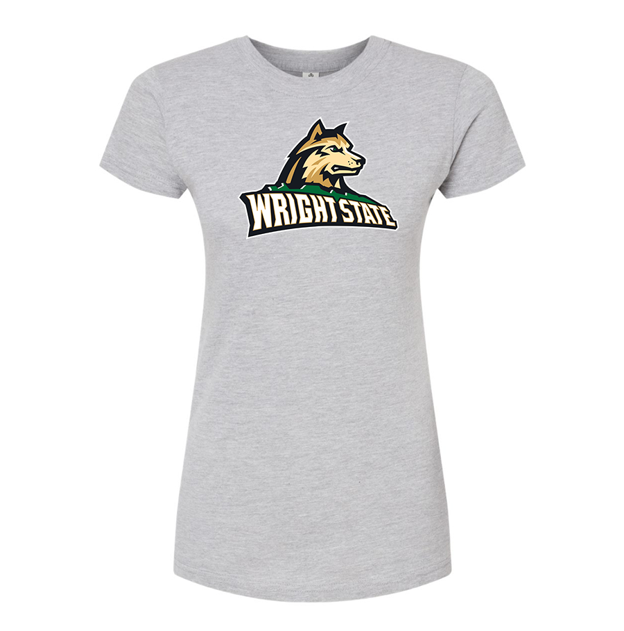 Women's Wright State Raiders Round Neck T-Shirt