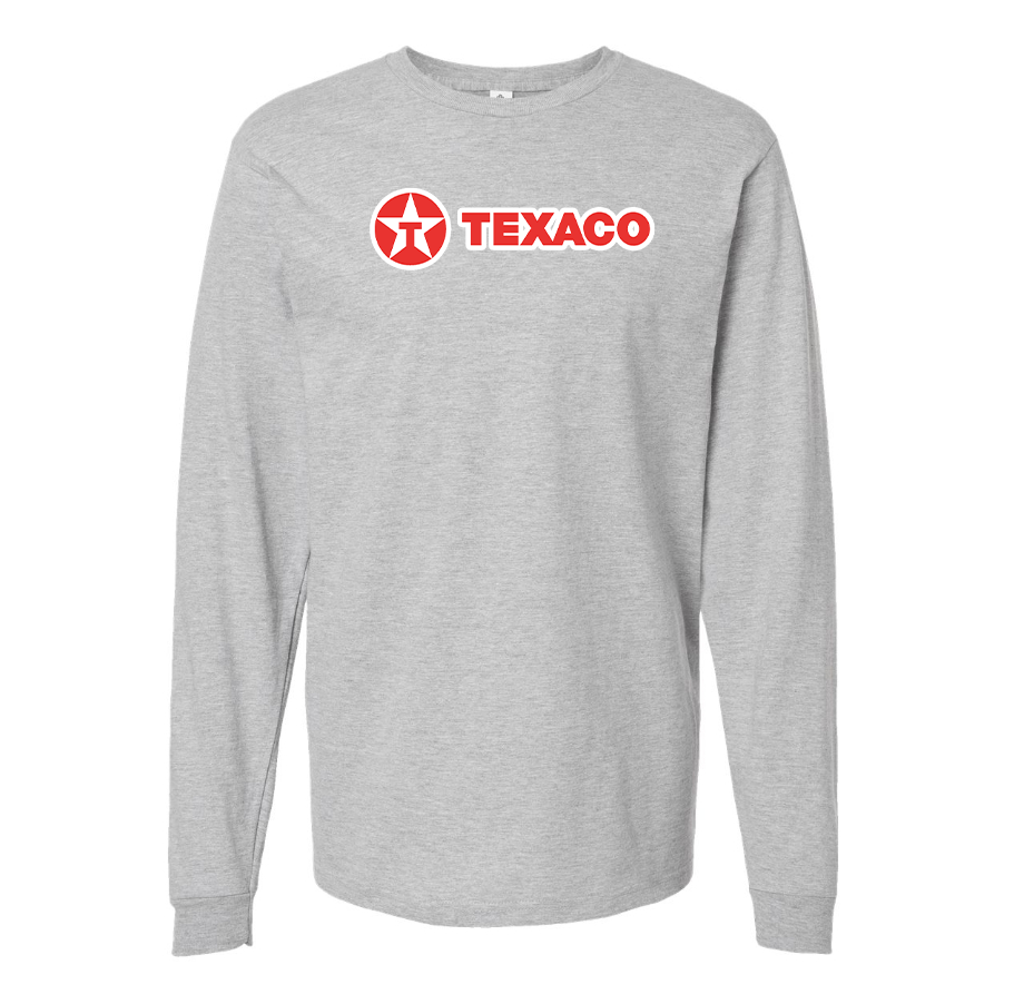 Men's Texaco Cotton Long Sleeve T-Shirt