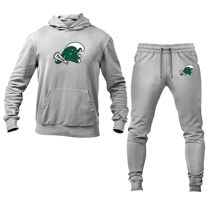 Men's  Tulane Green Wave Hoodie and Joggers Set