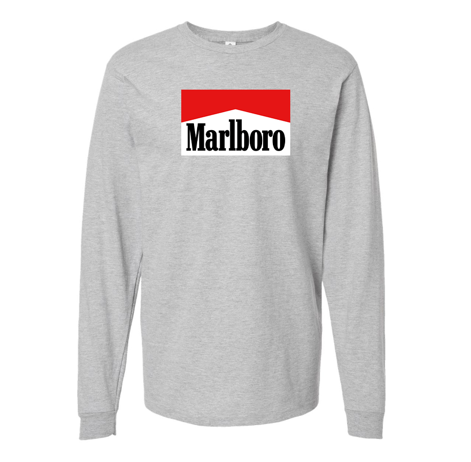 Men's Marlboro Cotton Long Sleeve T-Shirt