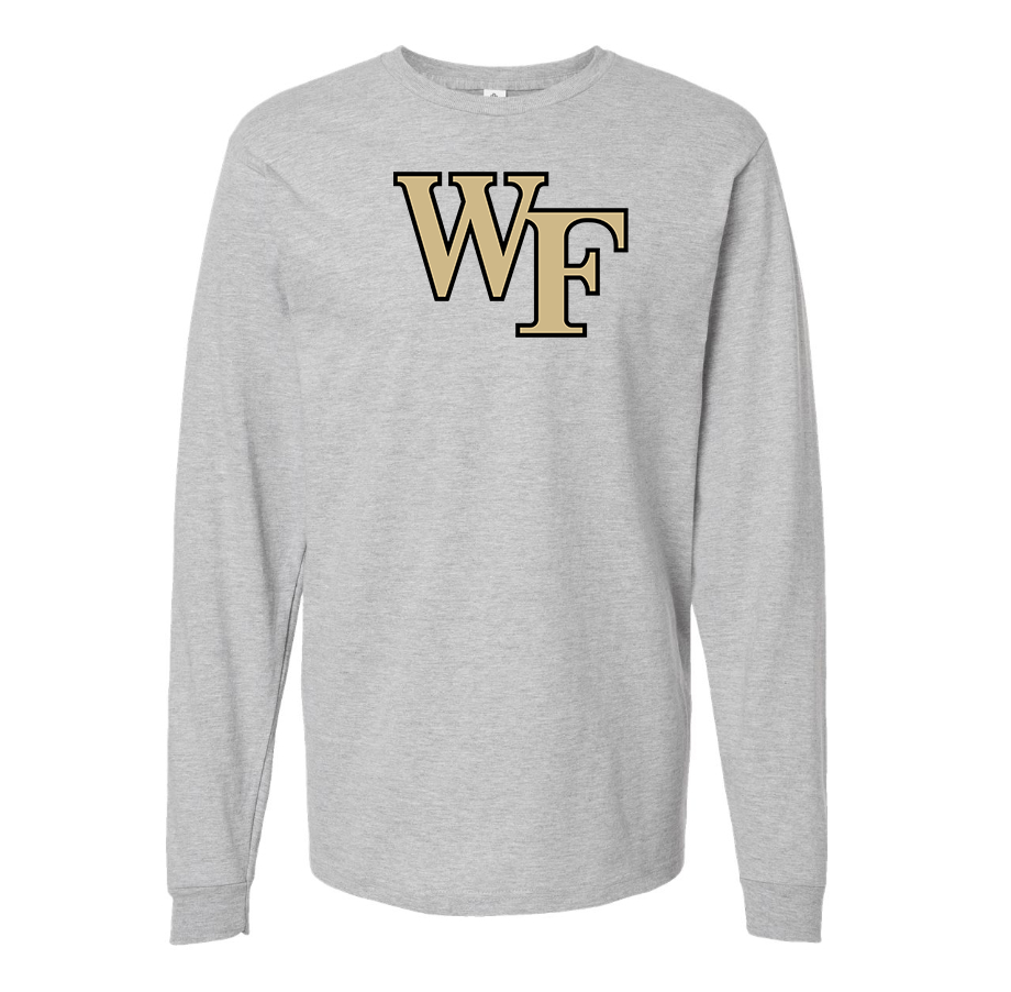 Men's Wake Forest Demon Deacons Cotton Long Sleeve T-Shirt