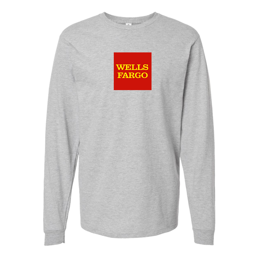 Men's Wells Fargo Cotton Long Sleeve T-Shirt