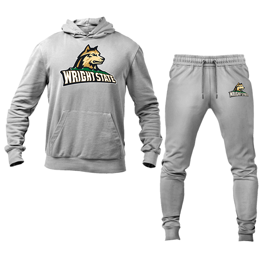 Men's Wright State Raiders Hoodie and Joggers Set