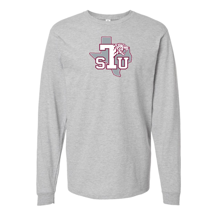 Men's Texas Southern Tigers Cotton Long Sleeve T-Shirt