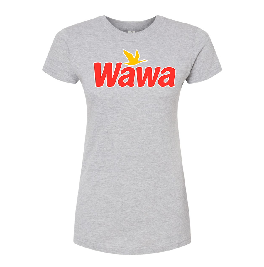 Women's Wawa Gas Station Round Neck T-Shirt