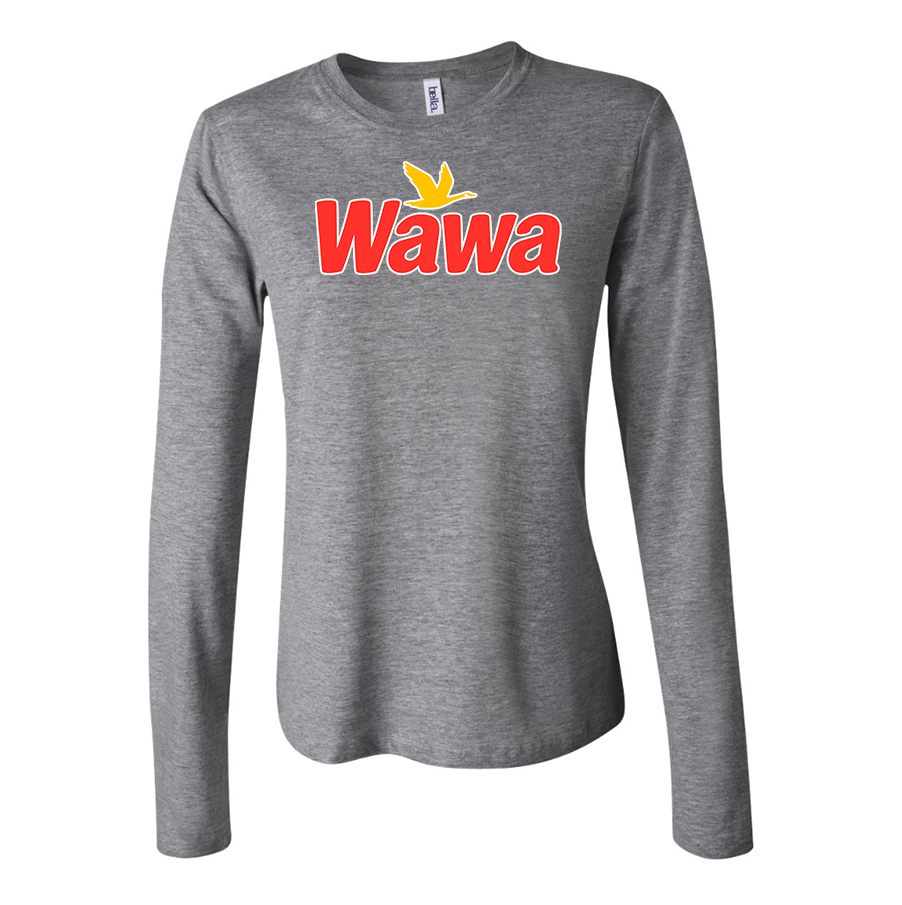 Women's Wawa Gas Station  Long Sleeve T-Shirt